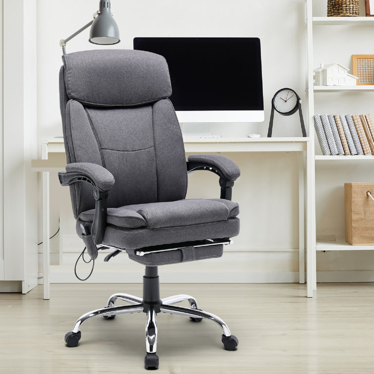Inbox Zero Junichiro Reclining Office Chair with Massage, Ergonomic